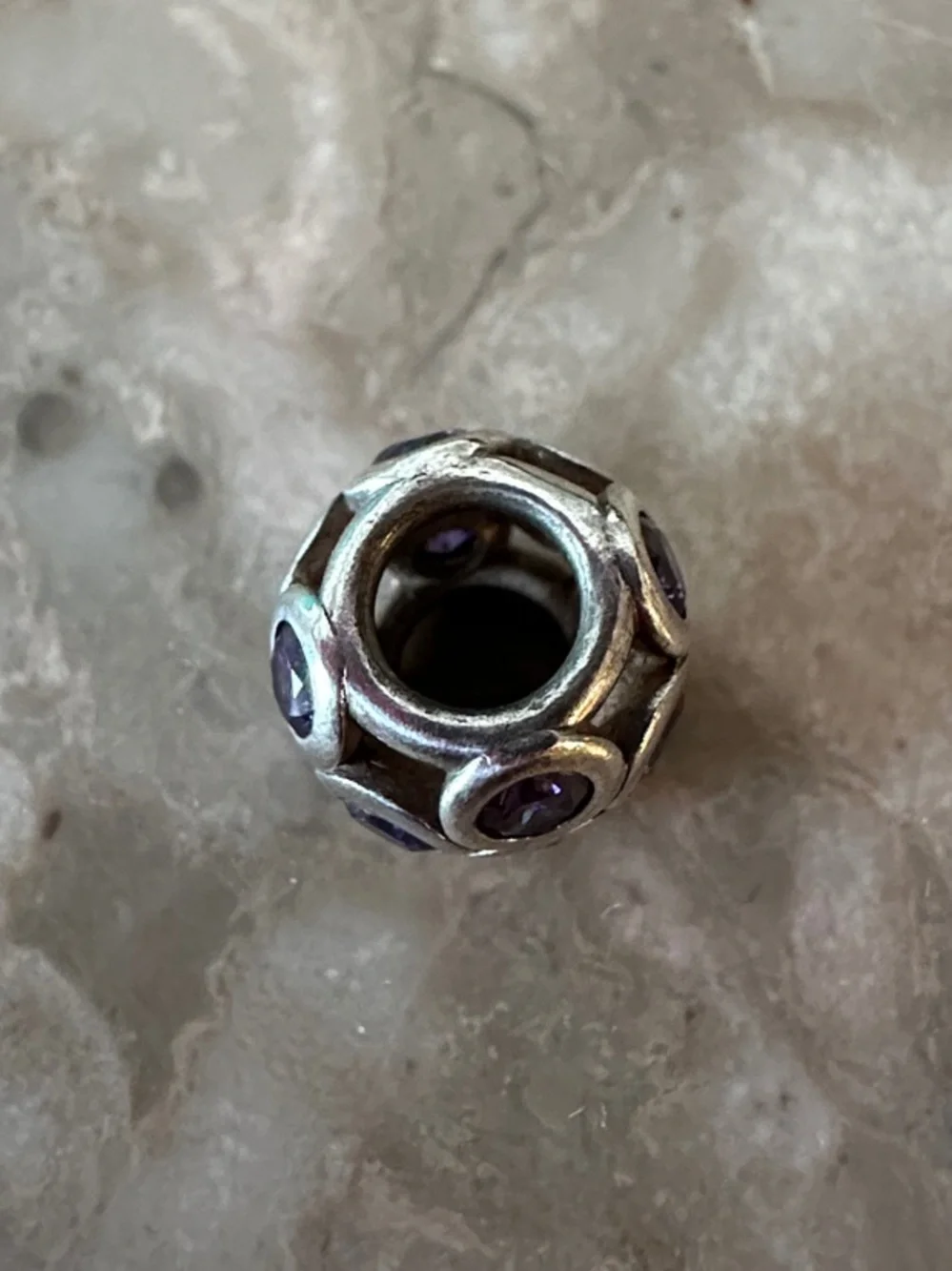 Pandora whimsical lights purple charm